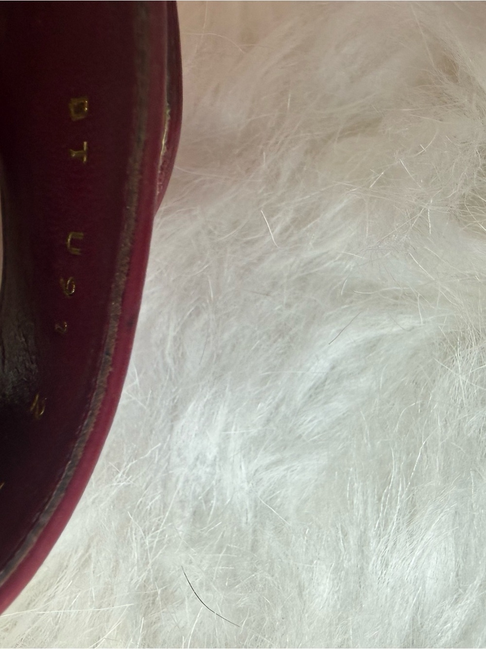 Authentic Valentino Garavani Burgundy Leather V-Logo Slide Mules - Picture 3 of 15